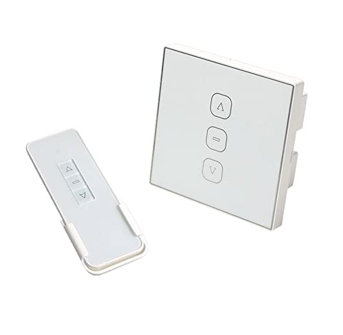 Koncey Automatic Window Opener Accessories, Remote Control and Wall Switch, 100V - 230V to 24V, Motorized Window Vent Opener and Closer, Push Button, Remote, Automatic Operation