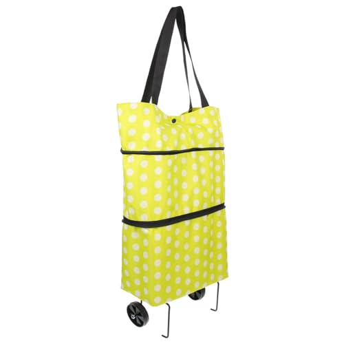 Zerodeko Einkaufswagen zusammenfalten tragbare Einkaufstasche Lebensmittelgeschäft Faltbare Einkaufstüten wagen karren faltbar Trolley für Supermarkt wiederverwendbare Einkaufstüte Haushalt