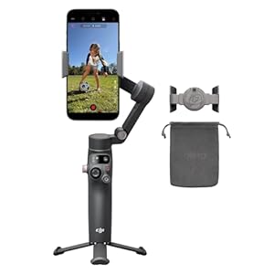 DJI Osmo Mobile 8 Standard Combo, gimbalstabilisator voor telefoon, AI native tracking, 360° panrotatie, ingebouwde verlengstang en statief, 10 uur batterijduur, verlengstang