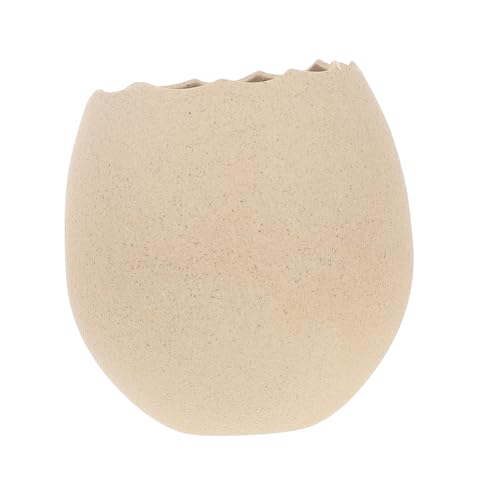 EPIGEIST Cuenco Creativo con Forma de Cáscara de Huevo Recipiente de para Postres y Almacenamiento Adorno Artístico para Flores para Decoración y Regalo Original