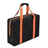 Cosmos BBQ Tool Storage Bag Grill Accessory Storage Bag Grill Utensil Carry Bag Grilling Hardware Tote Bag Container Foldable Grill Tool Replacement Bag for Outdoor Camping Barbecue, 18.1x5.1x13 Inch