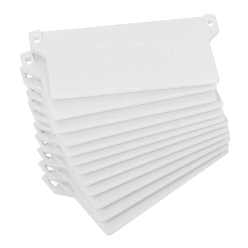 Mikikit 20pcs Vertical Blind Bottom Replacement Fittings for Slats Easy to Install Accessories for Enhanced Light Control and Privacy
