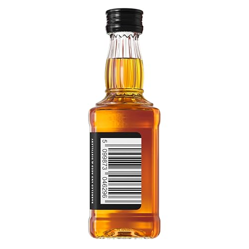 Jack Daniel’s Old No. 7 Tennessee Whiskey - Karamell, Vanille und Noten von Eichenholz - 10 x 50ml / 40% Vol.