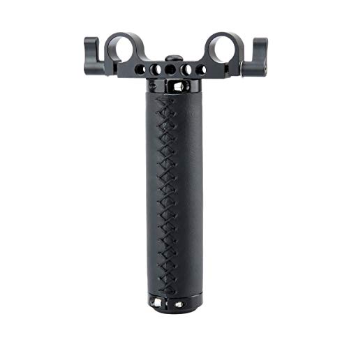 NICEYRIG 15mm Handle Kit with Rod Clamp Connector, Applicable for DSLR Camera Rig Support Rail System