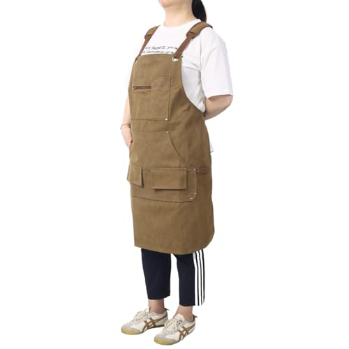 Delantal resistente de lona pesada para carpinteros miniatura 2