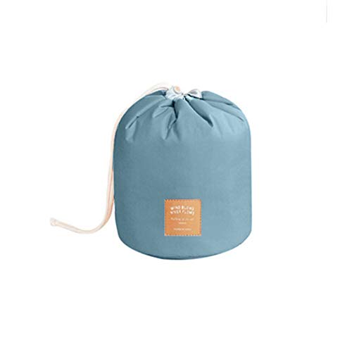 Pollyhb Waterproof Women Travel Dresser Pouch Polyster Makeup Cosmetic Bag, Cosmetic Bag Cosmetic Case Makeup Bag Toiletry Bag Makeup Case (Blue)