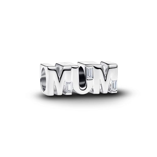 Image of Mom Family Charms Bead for Bracelets and Necklaces Jewelry Charm for Women Valentine Mother's Day
