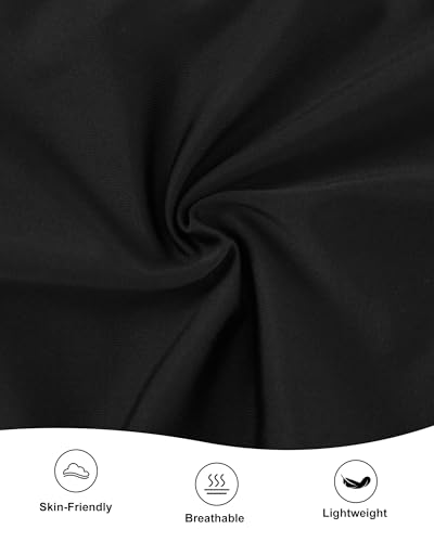 Image of Redair Girls Swimsuit Two Piece One Shoulder Bathing Suit with Chest Pad Color Block Bikini 7-16 Years