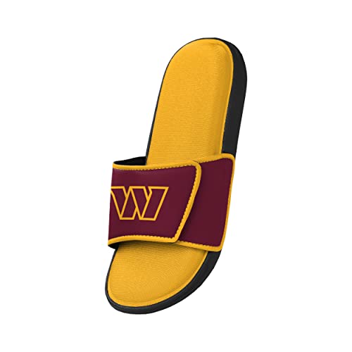 Image of FOCO mens NFL Team Logo Sport Shower Foam Slide Flip Flop Sandals