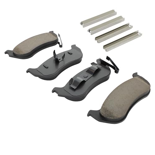 Image of QUALITY-BUILT Rear Ceramic Brake Pads, Black Series 1003-0981AC, Compatible with 2006-2010 Ford /Mercury (Explorer,Explorer Sport Trac,Mountaineer)