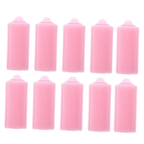Veemoon 10 Piezas Rulos de Esponja para Cabello Suave y Flexible Herramienta de Peinado Fácil y Portátil para Mujeres Rizado Sin Daño Diario y Viaje Modelos Aleatorios