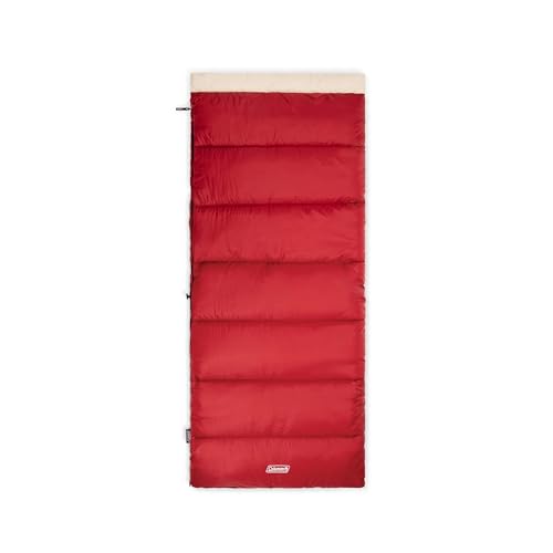 Coleman Flatlands 30/40/50&deg;F Sleeping Bag, Made from 100% Recycled Material, Big & Tall Options...