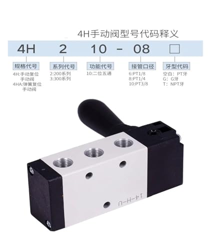 Vanne 4HA330C10 à commande manuelle pneumatique type 4H230C