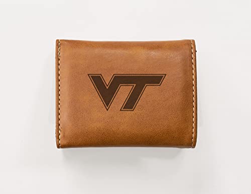 Image of Rico Industries NCAA Laser Engraved Trifold Laser Engraved Tri-Fold Wallet - Men's Accessory