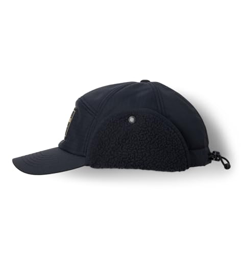 Columbia Landroamer Cap mit Ohrenklappen Basecap Baseballcap Wintercap Outdoorcap (One Size - schwarz)