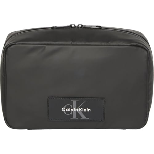 Calvin Klein Utility Dopp Kit W/Hanger Lv04d1135g, Uomo, Black (Black), Taglia Unica