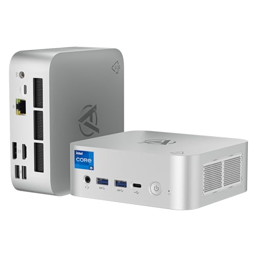 AWOW Mini PC W-11 Pro Core i5-13500HX 14C 20T 2.5GHz hasta 4.7GHz, Dual 32GB DDR4 3200MHz 1T M.2 PCIE3.0 SSD, Triple Pantalla HDMI DP Type-C 4K@60 Hz 2.5G RJ45 Gigabit Ethernet, AX201