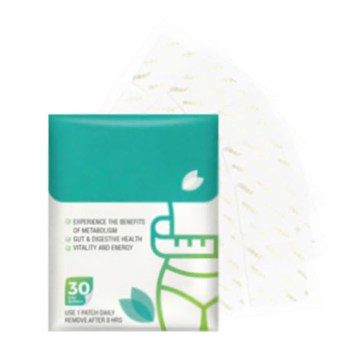 XPEX 30pcs Cerotti Dimagranti,Cerotti Dimagranti Efficaci,Adesivi Per Il Controllo Dell'Appetito,Ingredienti Naturali,Gestione Del Peso,Aumenta Il Metabolismo Le Donne Per Uso Quotidiano