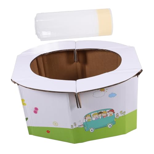 Hohopeti Portable Potty Seat Folding Training Potty for Boys and Girls Camping Toilet with 10 Reusable Bags