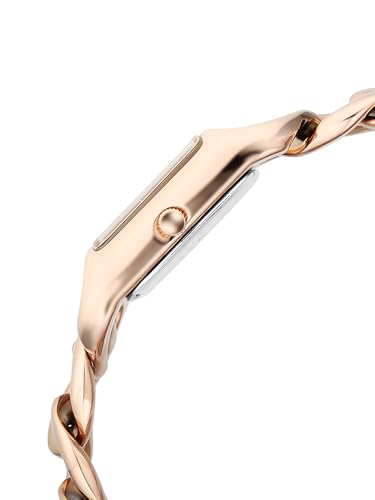 Image of Fastrack Vyb Prodigy with Quartz Analog Burgundy Dial Rose Gold Alloy Strap Watch for Girls - FV60125WM01W