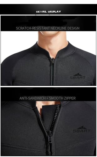 Wetsuits Pants Long 3mm Neoprene Top Jacket Keep Warm for Water Sports Surfing Swimming Snorkeling miniatura 5
