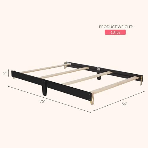 Image of Dream On Me Universal Bed Rail, Black (849-K) , 75x56x4.5 Inch (Pack of 1)