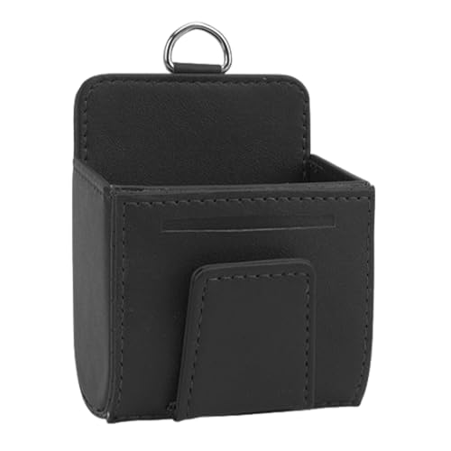 Support de téléphone pour grille d'aération chic en cuir PU noir - 2