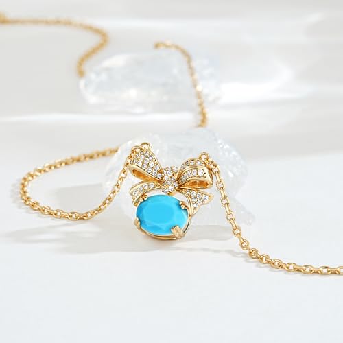 Fettero Gold Necklace for Women - 14K Plated Dainty Gold Necklaces Cute Charm Pendant Trendy Necklaces for Women Jewelry