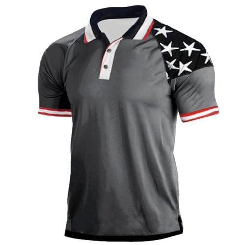 Polo tricoté homme manches courtes, haut en coton bio léger respirant et stretch décontracté
