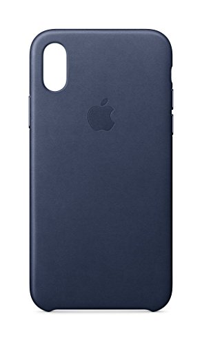 Apple MQTC2ZM/A iPhone X Leather Case - Midnight Blue