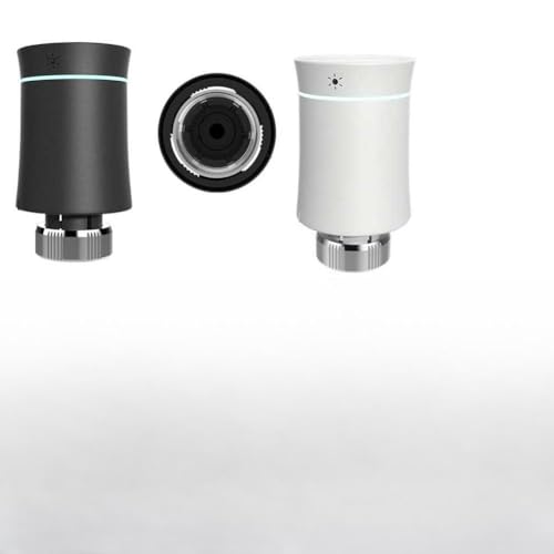 Elegante forma de mini curva, pantalla LED, ahorro de energía, aplicación y control de voz (válvula blanca)