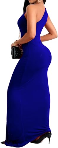Image of SxClub Formal Dress for Women Cocktail Sexy Bodycon Sleeveless Evening Party Floor Length Long Prom Dresses