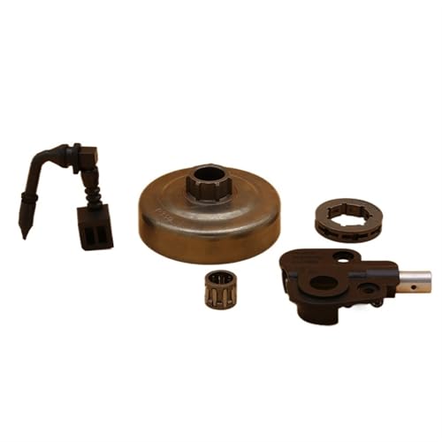 DEMULAX 325' 7T Tambor de embrague Piñón Cojinete llanta Bomba aceite Transmisión, for Partner, 420 390 350 351 352 370 371 Repuestos for motosierras gasolina Kit de embrague de tambor para motosierra
