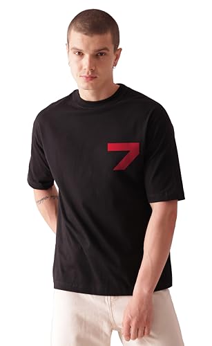 Image of Unisex Cotton Football Graphic Print Oversized Fit T-Shirt