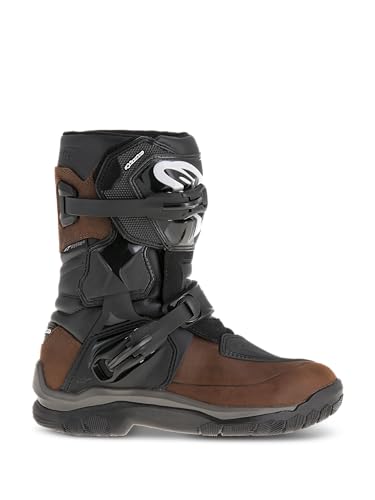 Alpinestars Belize Drystar Touring Boots Adventure Ready Protection and Comfort with Waterproof Drystar Membrane, 12, Oiled Brown