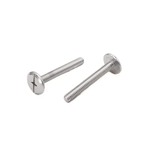 Image of cSeao 25pcs 1 /4-20 x 2 Sidewalk Bolts, Hurricane Bolts, 304 Stainless Steel, Plain Finish