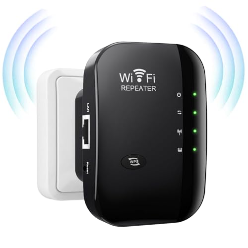 WLAN Verstärker 300 Mbps - WiFi Repeater Mit LAN Anschluss