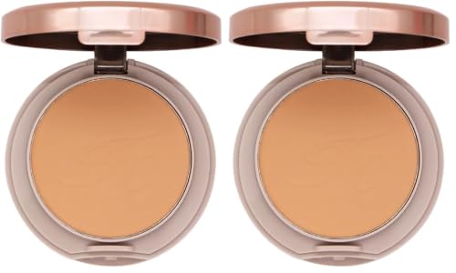 Image of FASHION COLOUR Oil Control 2 in 1 Powder | With Mirror and Powder Puff | Oil and Sweat Control | Long Lasting Compact Powder | Comes In 4 Variants | Shade 05 (Pack of 2)
