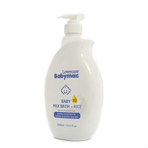 Image of Lovercare Babymac Baby Milk Bath + Rice 33.8 fl oz /1000ml