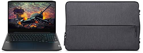 Image of Lenovo IdeaPad Gaming3 AMD Ryzen5 4600H 39.63cm (15.6 inch) FHD 120 Hz IPS Gaming Laptop (16GB /512GB SSD /Win10 /NVIDIA GTX 1650 4GB GDDR6 Graphics /Onyx Black /2.2Kg), 82EY00U4IN 15.6 inch Urban Laptop Sleeve