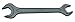 GEDORE 895 50x55 Double open ended spanner 50x55 mm