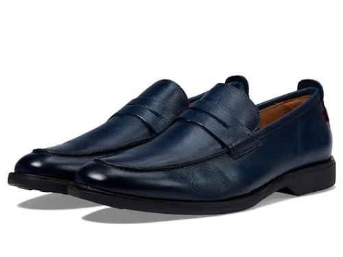 Marc Joseph New York Men's Casual Slip on Leather Penny Loafers