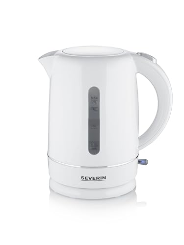 SEVERIN hervidor de agua eléctrico, 1,7 L de capacidad, con filtro antical extraíble, indicador del...
