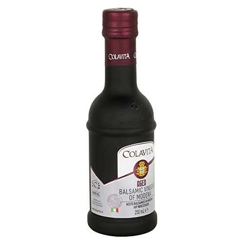Colavita Aged Balsamic Vinegar Bottle, 250 ml with Colavita 100% Extra Virgin Oil, Cold Production, 25 ml - Image 5 thumbnail