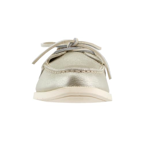 Image of Sperry Womens Conway Metallic Boat Flats Casual - Gold