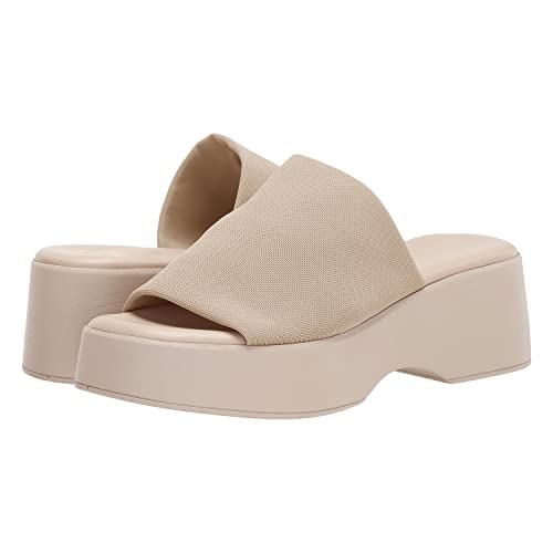 Image of Womens Wedge SIides Sandals Platform Open Toe Slip On Elastic Band Wedges Shoes