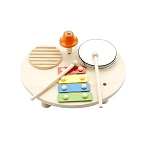 Mlwskerty Treere Holz Musikinstrumenten-Set mit Xylophon