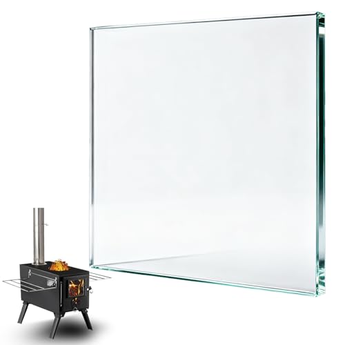 AVOFOREST Explosion-Proof Glass for Tent Stove - 3.6' x...