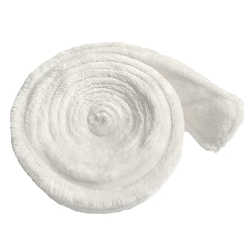 Unisex Adults Bathrobe Belt Replacement, Flannel/Polyester, White, Approx. 170-200cm/66.93-78.74in