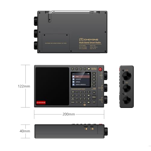 Choyong Lc90 Multi-Band Smart Internet Radio Wifi/4G,Am/Fm,Longwave & Portable Shortwave Radio Receiver With Ssb Single Side Band,Bluetooth thumb #8
